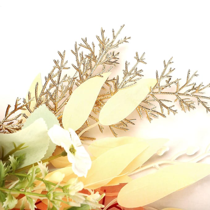 Bruiloftsdecoratie Boog Bloem Welkom Waterbord Bloem Kunstbloemen Swag brown