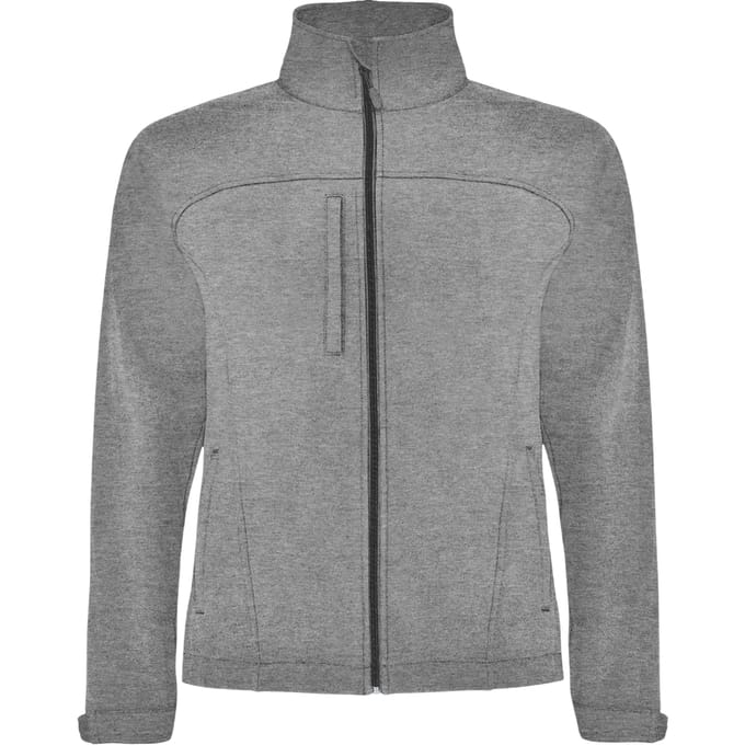 Roly Heren Rudolph Soft Shell Jas (Heide Zwart)