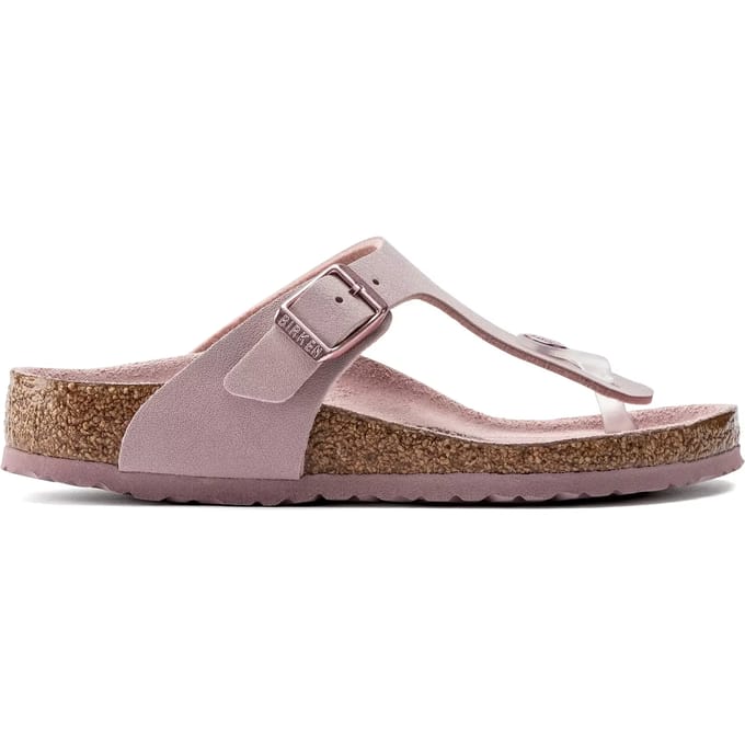 Nubuckleren sandalen voor jongens Birkenstock Gizeh Birko-Flor