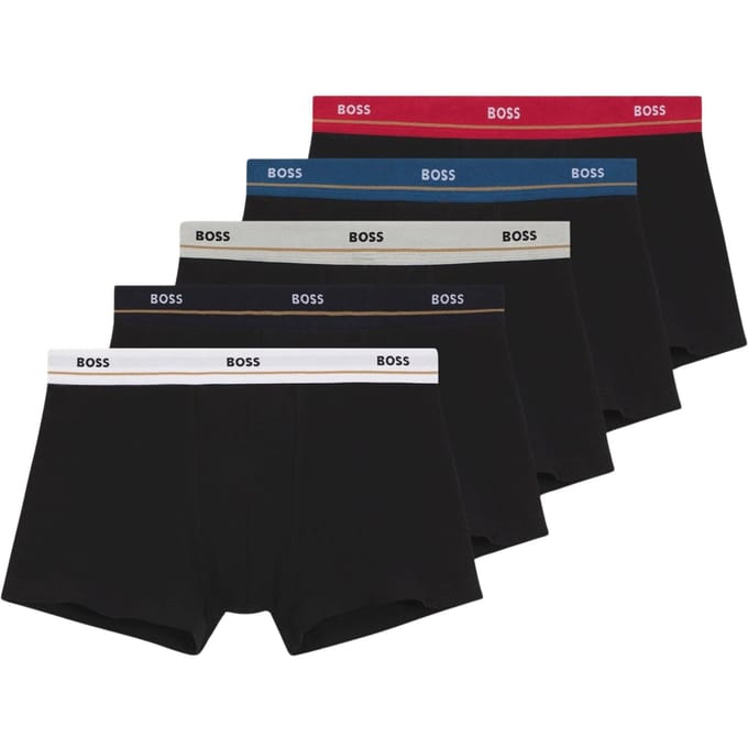 Boss Essential Trunk Boxershorts Heren (5-pack) - Maat M
