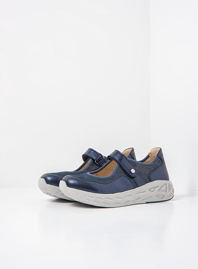 Wolky Dames Comfortschoenen 05705 Spring S2F Blauw