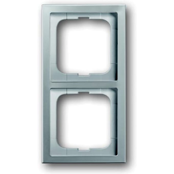 ABB Busch-Jaeger Pure roestvast stalen Afdekraam Schakelmateriaal - 2CKA001754A4318 - E2K4Y