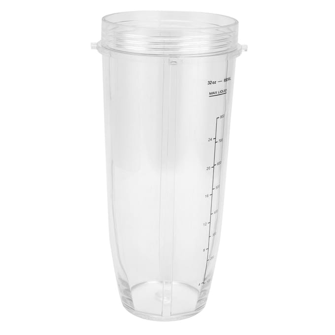 32oz Vervangbeker Blenderbeker Container Geschikt voor Nutri Ninja 1000W Blender Accessoires white