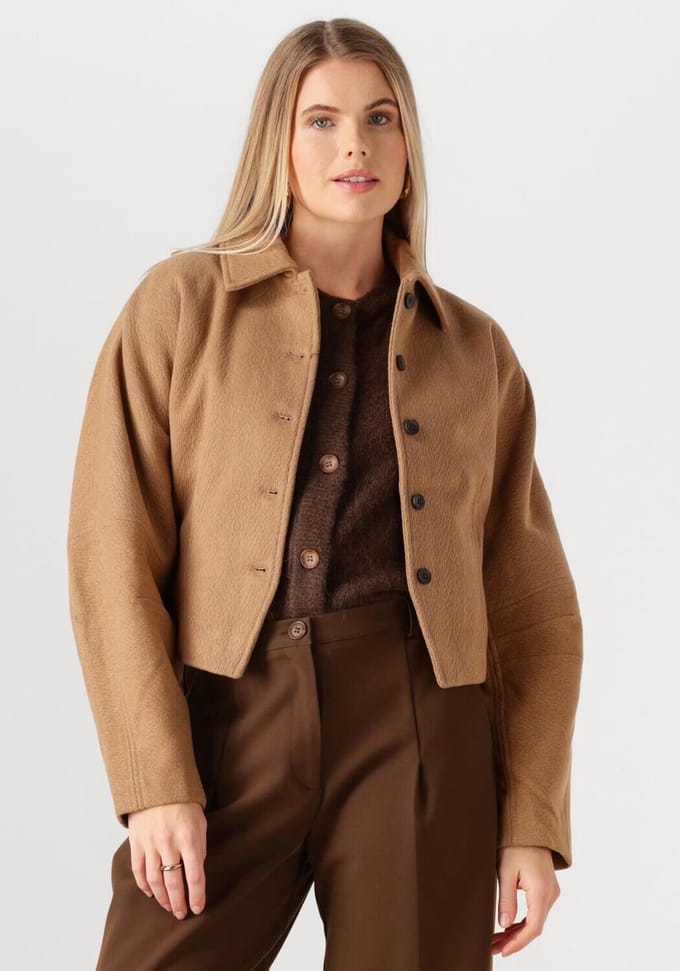 MSCH Copenhagen Mschesmeralda Jacket Blazers Dames - Camel - Maat L