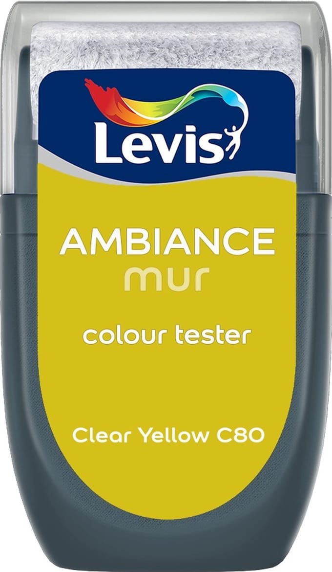 Levis - Muurverf Kleurtester Mat Mix - Clear Yellow C80 - Mengverf - 30 Ml