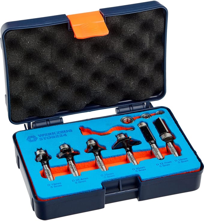 WS24 Frezenset 8 mm schacht 6-delig - WS24-100062