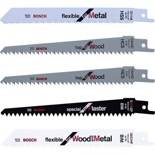 Bosch Messerset Systeemaccessoires 5 stuks - F016800307