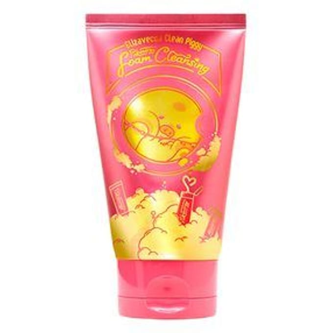Elizavecca, Clean Piggy Pink Energy Foam Cleansing, 4.06 fl oz (120 ml) beige