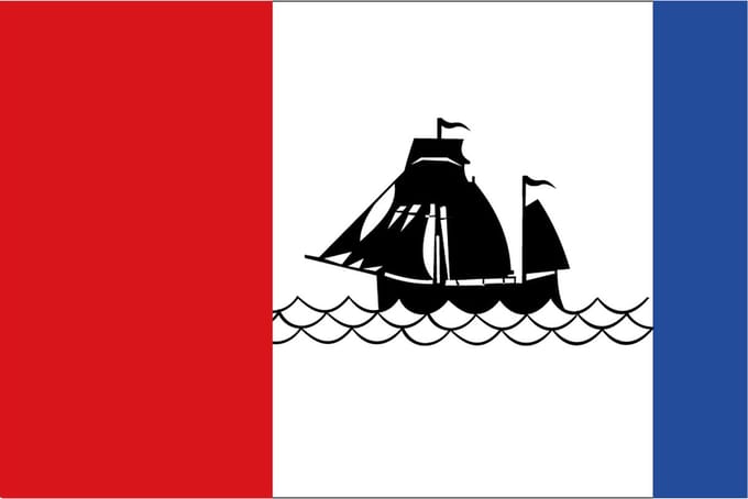 Vlag Pekela 30x45cm