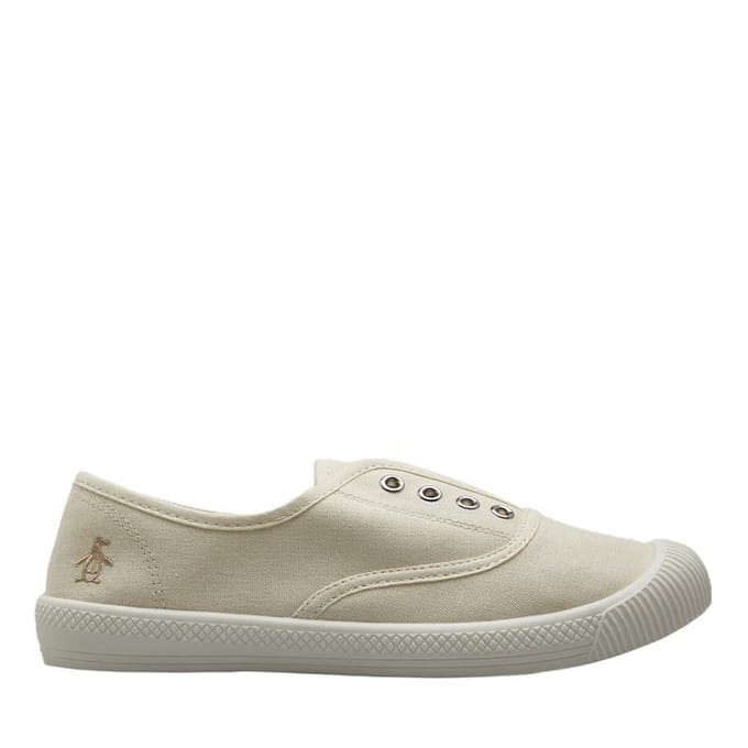 Penguin Anita Canvas Dames Off White Hakken