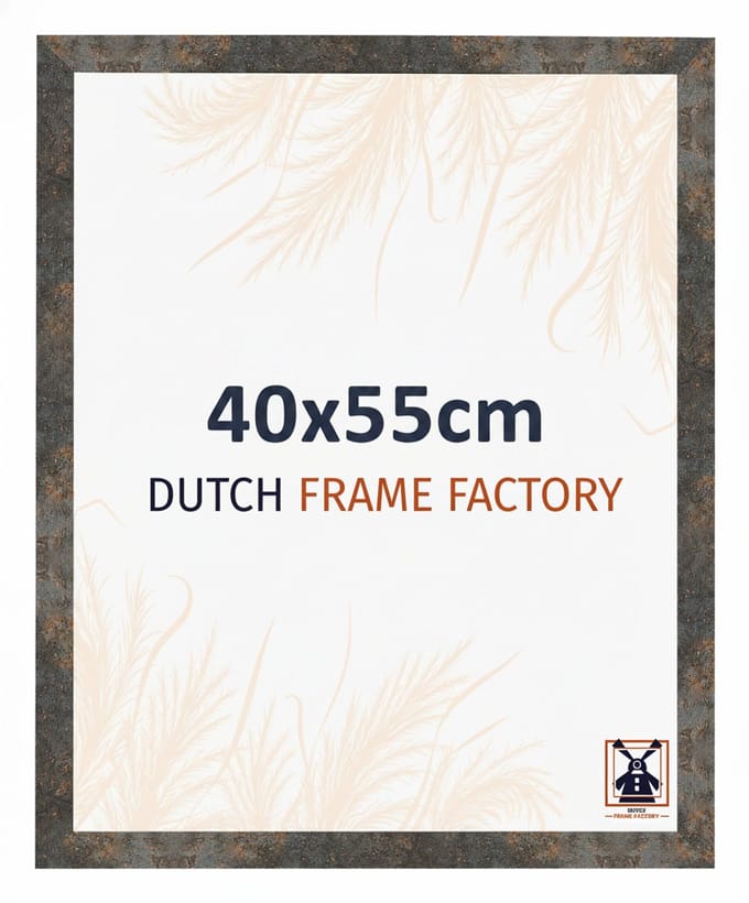 Fotolijst 40x55 cm - MDF - Geoxideerd Metaal - Benno