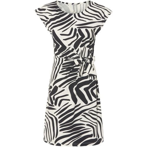 ESMARA Dames jurk (Zwart/wit, S (36/38))