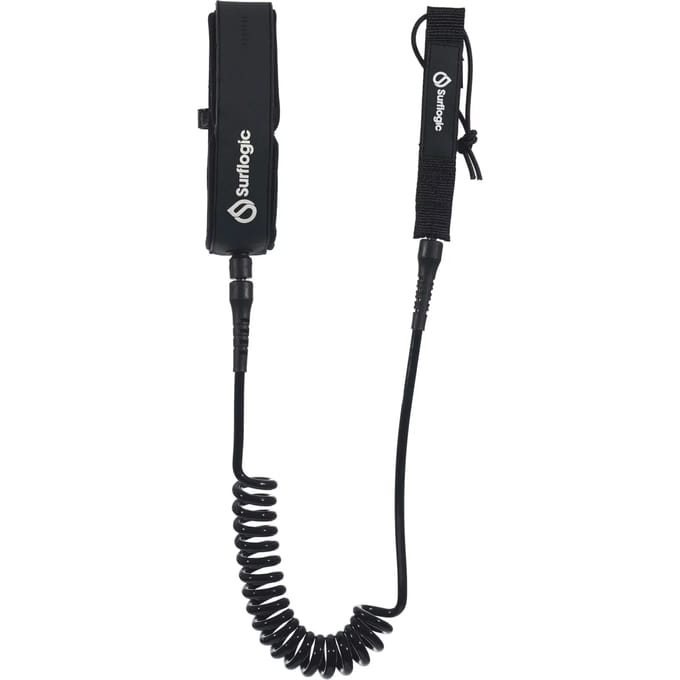 Surflogic Foil Coil Knee 6´ Surflijn Zwart 7mm