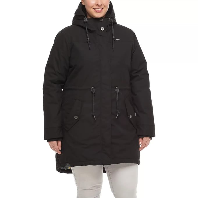 Ragwear Elba Coat B  Black  maat 48