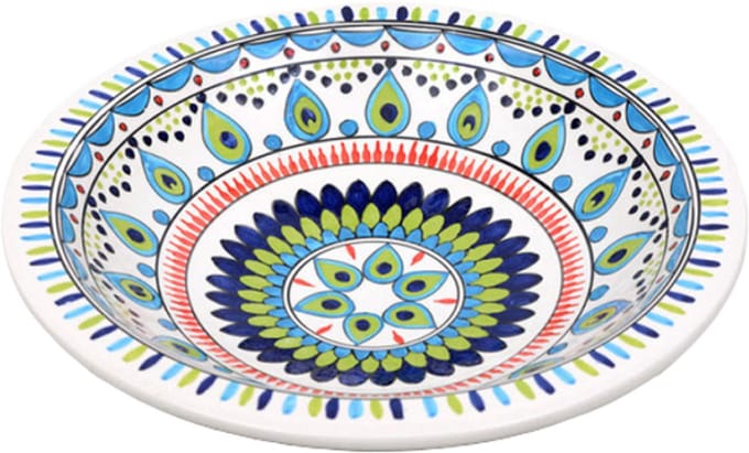 Salade schaal Pavo pauw Ø 35 cm | SOR.PA.35 | Dishes & Deco