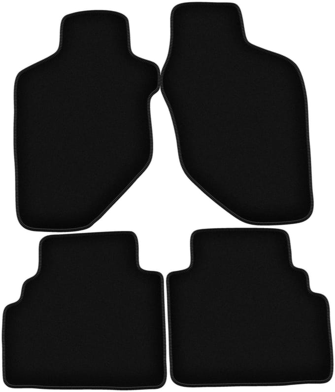 BASIC zwarte veloursmatten voor: Opel Frontera B 3-deurs (1998-2006)