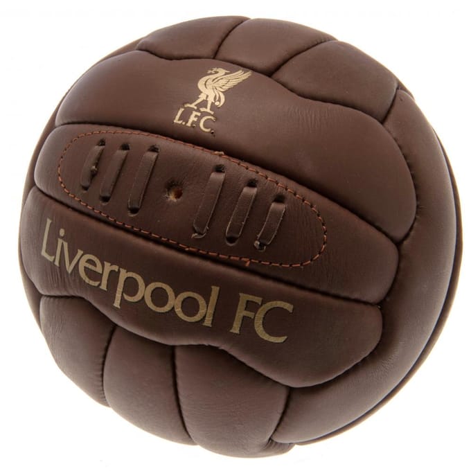 Ballon Rétro Héritage Officiel du Liverpool FC Size 5 marron