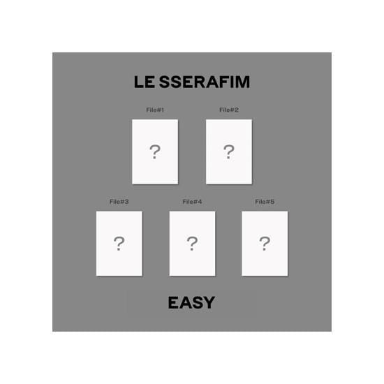 LE SSERAFIM - [EASY] 3e Mini-album COMPACT Kim Chaewon