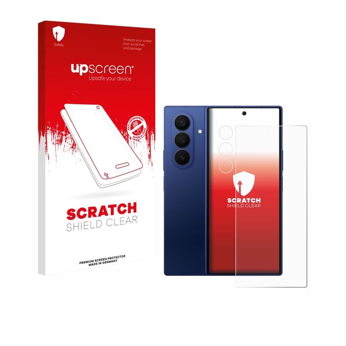 upscreen - Screenprotector voor Samsung Galaxy Z Fold 7 (Voor+Camera) - Folie Beschermfolie transparant