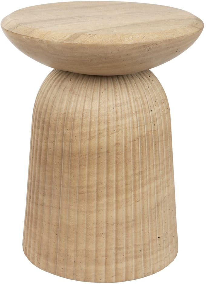 Dutchbone Brison Kruk/Bijzettafel Natuursteen look - Grijs