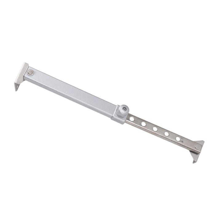 Draaikiepraam Scharnier Extern Duw Open Raamsteun Aluminiumlegering Veiligheidsraambeslag voor Thuis Type 1 white