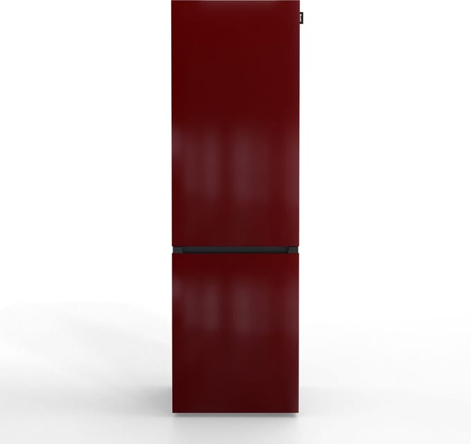 NUNKI LARGECOMBI-FBUR / Combi Bottom Koelkast, E klasse, 269l, Burgundy, Gloss (FRONT only)