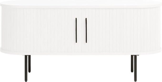 TV-meubel Nola eiken 120 cm - wit