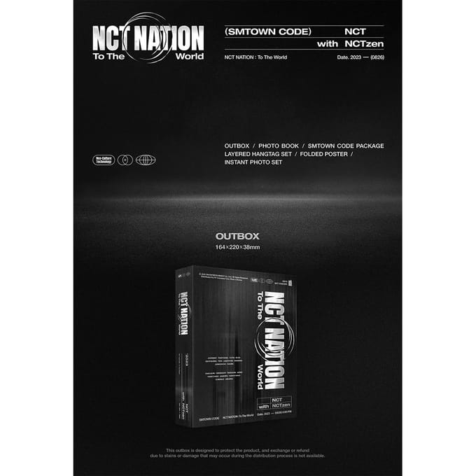 [Précommande] NCT - Concert NCT 2023 CODE SMTOWN [NCT NATION : Vers le monde à INCHEON] SMTOWN CODE black