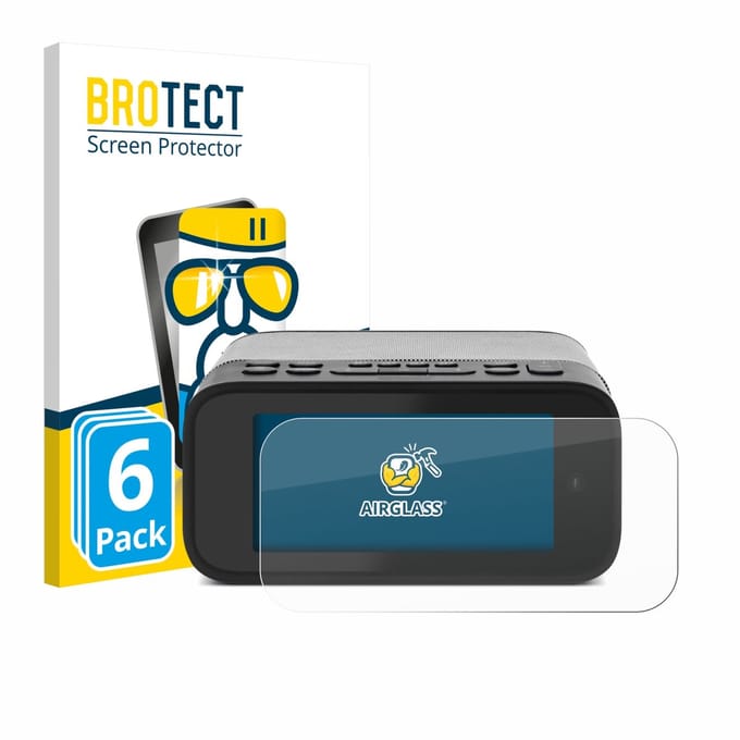 Screenprotector 6 Stuks voor TechniSat Digitradio 52 BT Beschermglas transparant