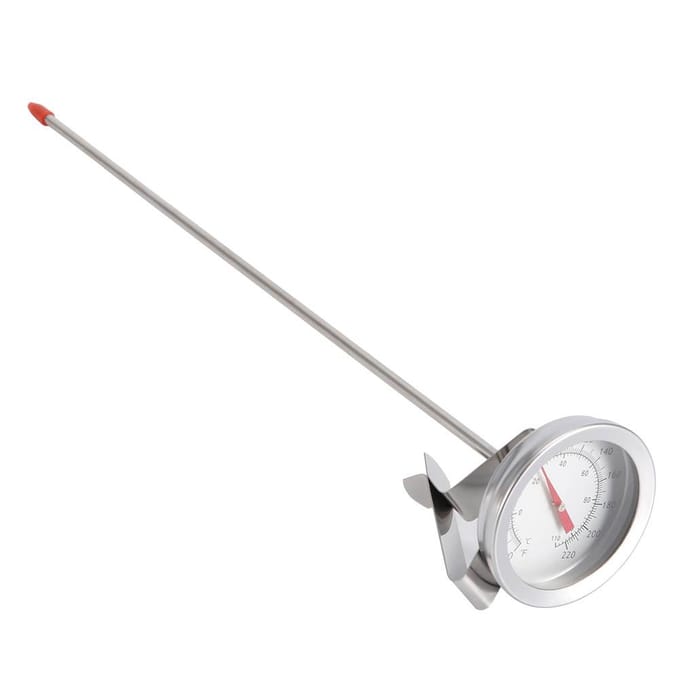 1 stuks Waterkoker Clip-on Wijzerthermometer Home Brew Wijn Bier Thermometers white