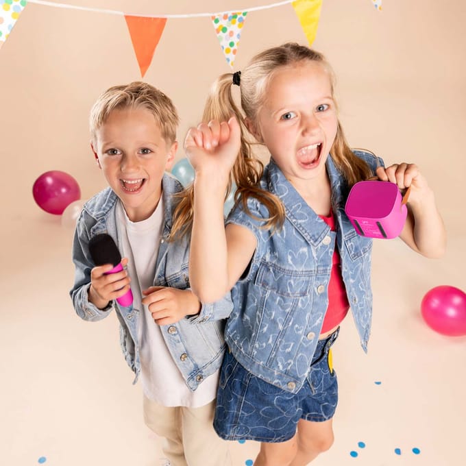 imoshion Karaoke Set - Met Bluetooth Speaker en Draadloze Microfoon - Karaokeset voor Volwassenen en Kinderen