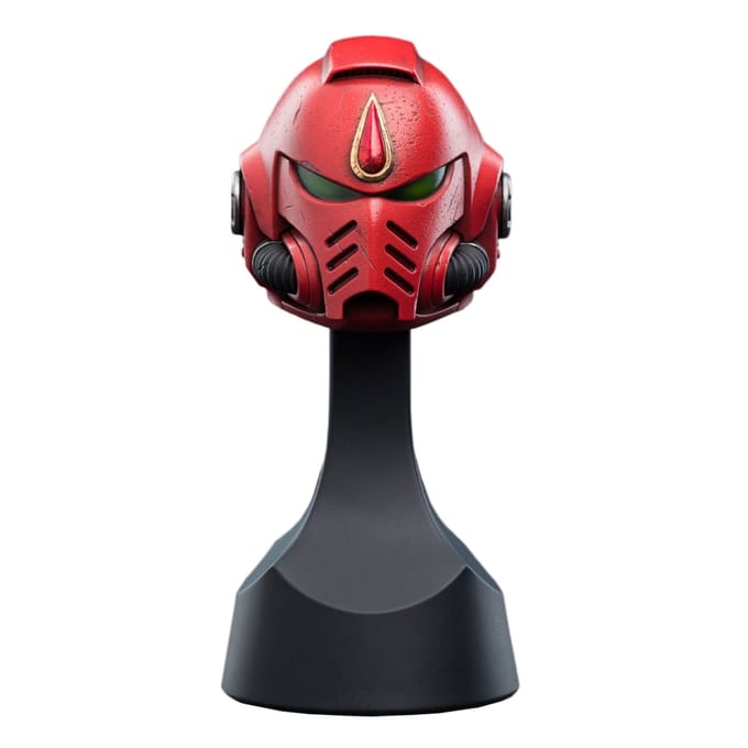 WETA Workshop Warhammer 40,000 Replica 1/4 Blood Angels Helm 12 cm Replica: down-scaled