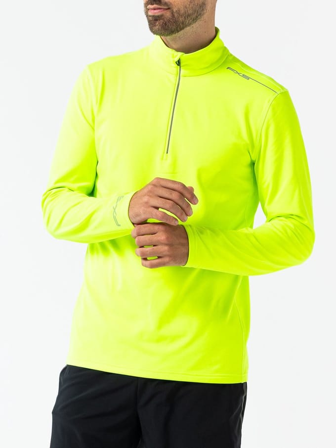 FALCON - Greyhound - Hardloop t-shirt lange mouw zomer heren - Geel