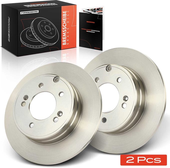 Frankberg 2x Remschijven Achteras voor Hyundai