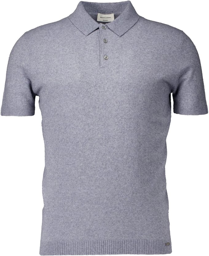 Gentiluomo poloshirt korte mouw grijs