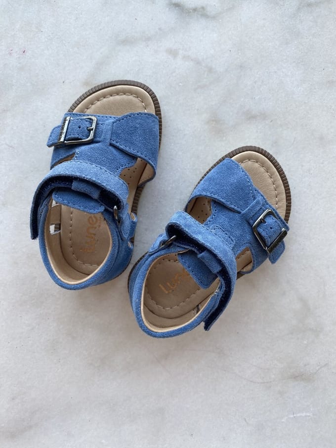 Lunella sandaal blauw maat 22 met verstevigde hiel