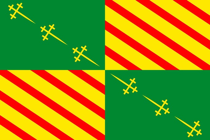 Vlag Bernissart 120x180cm