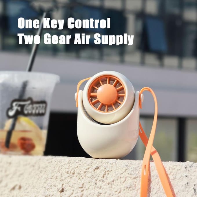 USB Handventilator Nekventilator Opladen Bureau Schuddende Kop Turbine Kleine Ventilator Bladeloos Buiten Cadeau Draagbare Koeler Koelventilatoren