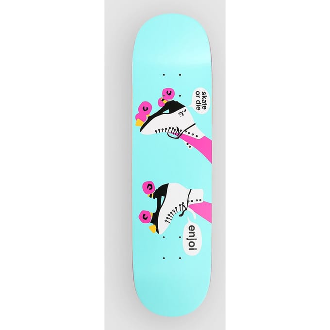 Enjoi Big Box Roller Skates R7 8.25" Skateboard Deck groen