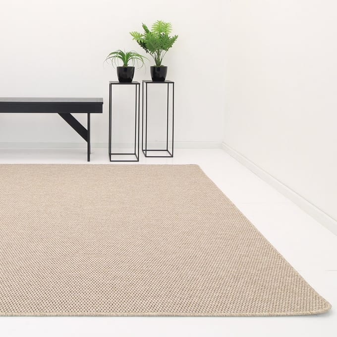Vloerkleed Casablanca Natura Geweven Light Beige | 200 x 300 cm