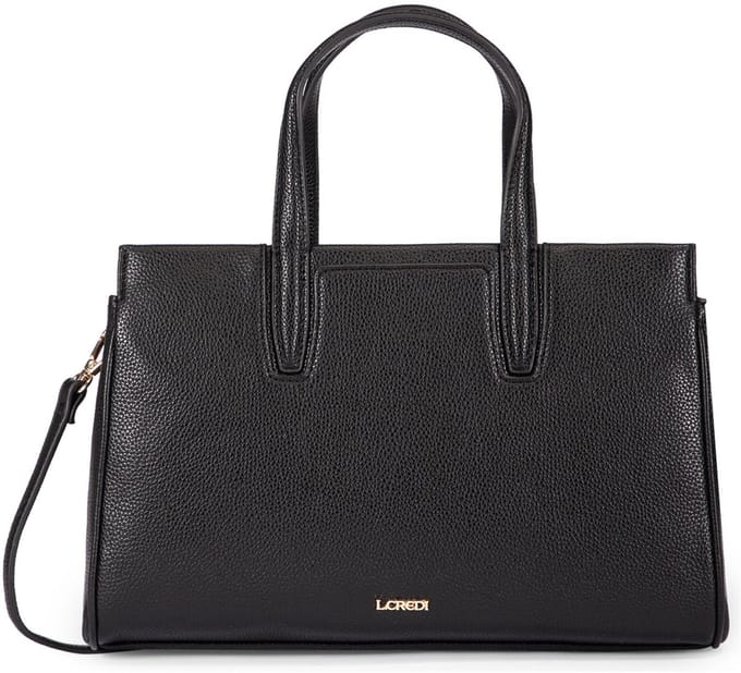 L.CREDI Selima Handtas 31 cm - Dames - schwarz