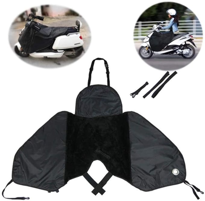 Waterdichte Scootergedeelte Bescherming - 420D Oxford, Wind- en Weerbestendig, Zwart