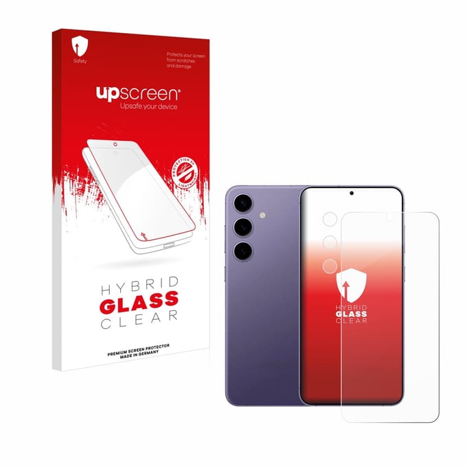 upscreen - Screenprotector voor Samsung Galaxy S24 (Voor+Camera) - Folie Beschermfolie Beschermglas transparant