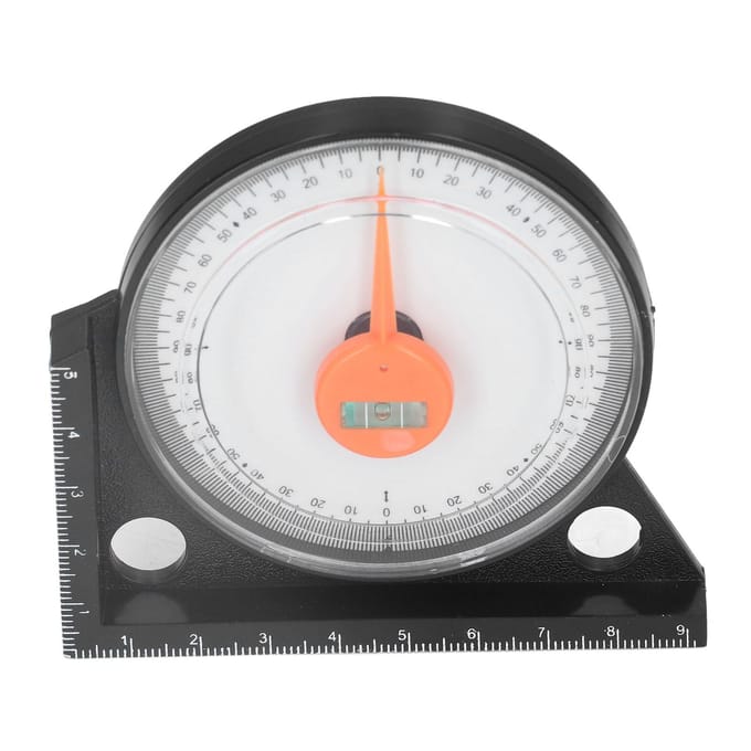 Hoekzoeker Hoge Nauwkeurigheid Stevig Duurzaam Plastic Duidelijke Schaal Eenvoudige Bediening Magnetische Hoekzoeker gray