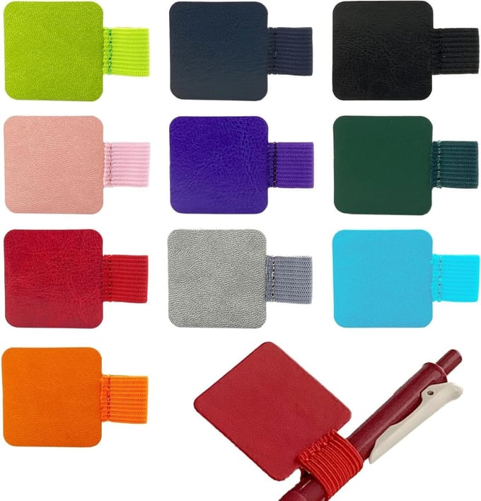 10 Stuks Pen Ring Houder Set voor Organisatie, Schrijven en Creatieve Projecten