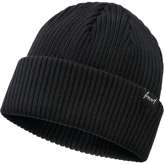 FORVERT - Powerbird Rib Beanie Muts - Zwart