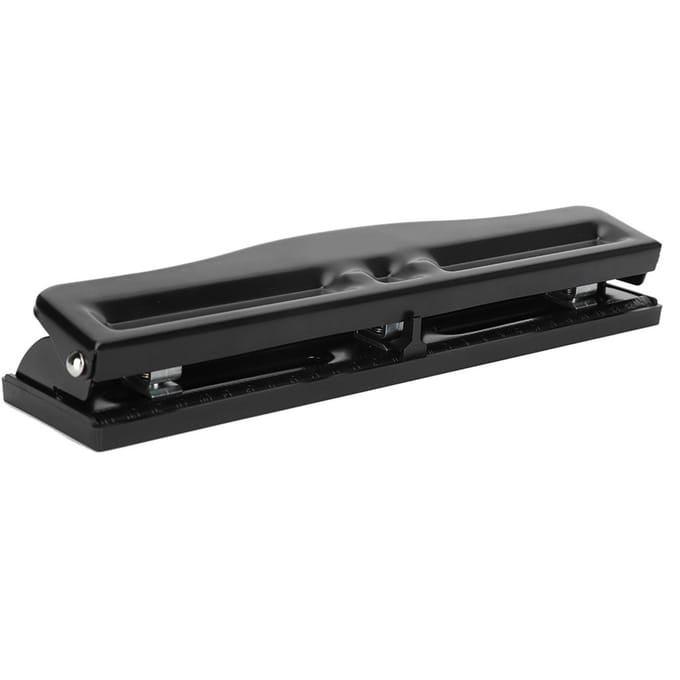 3 Gats Verstelbare Gatenpons Home Office DIY Handmatige Gatenmaker Accessoire Zwart black