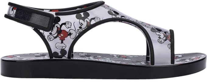 Melissa Mini Acqua + Mickey Mouse Slippers Zwart,Grijs EU 31 Kinderen