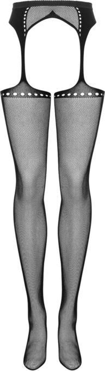 Obsessive Jarretel met Kousen - Erotische Lingerieset - One Size - Zwart
