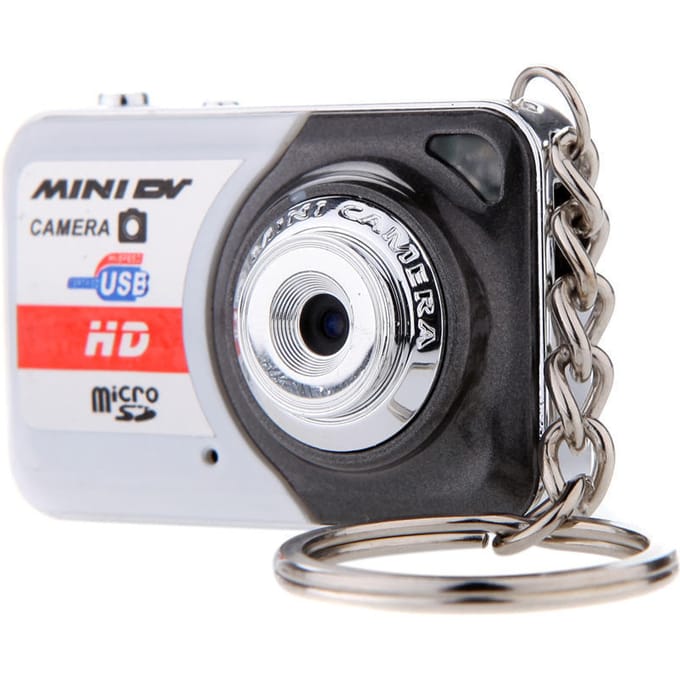 X6 Draagbare Ultra Mini HD High Density Digitale Camera Mini DV Ondersteuning 32GB TF Kaart met Microfoon grijs